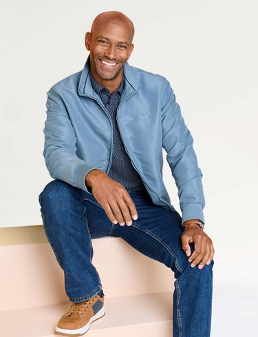 Pegasus College Jacket with Stripe Tipping - MA087